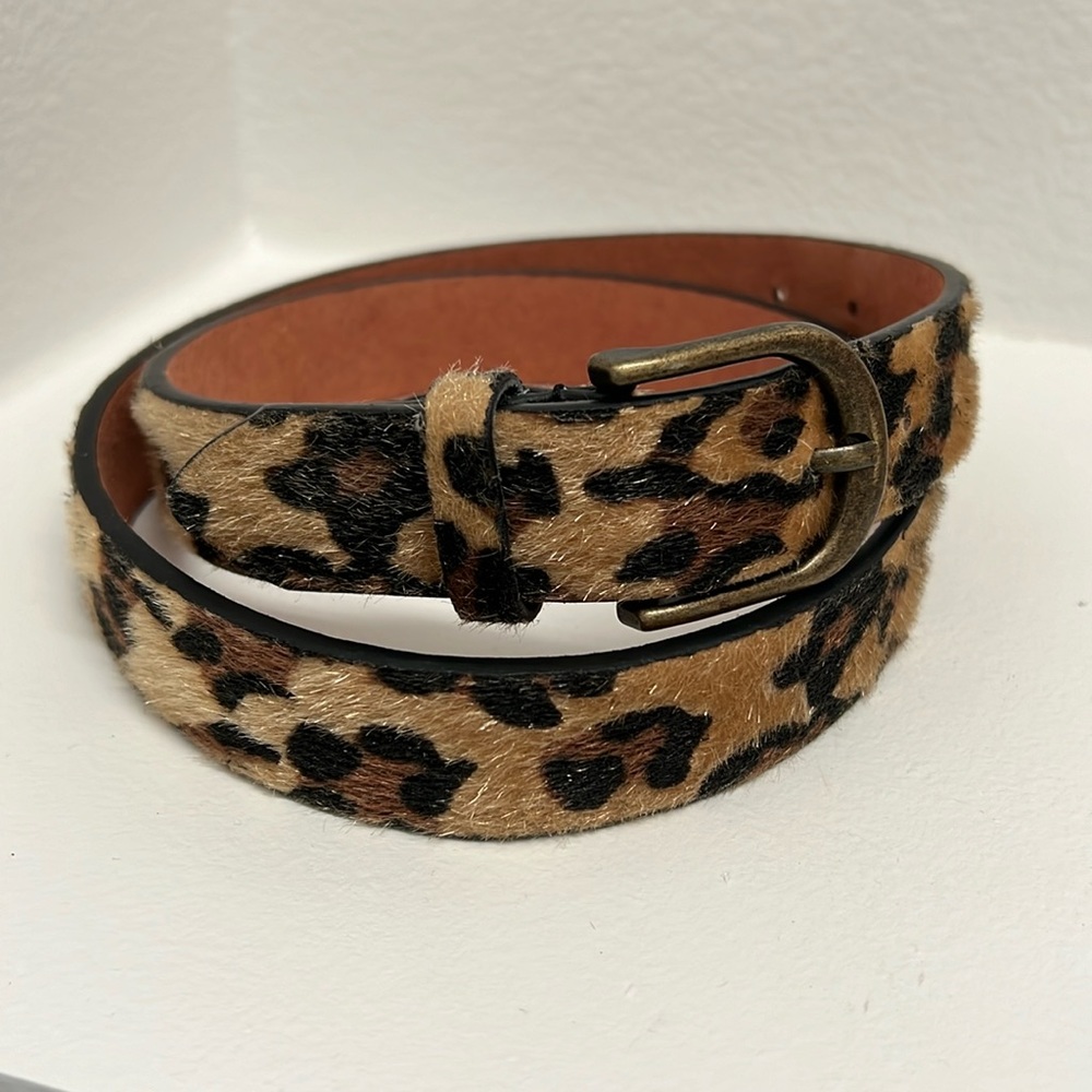 Calfskin belt